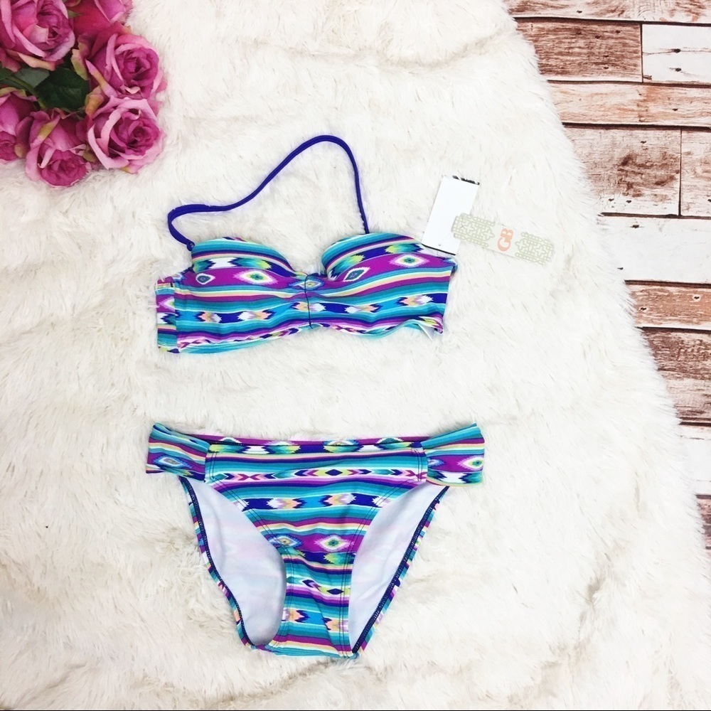 GB Navajo Spirit Bandeau & Hipster Bikini